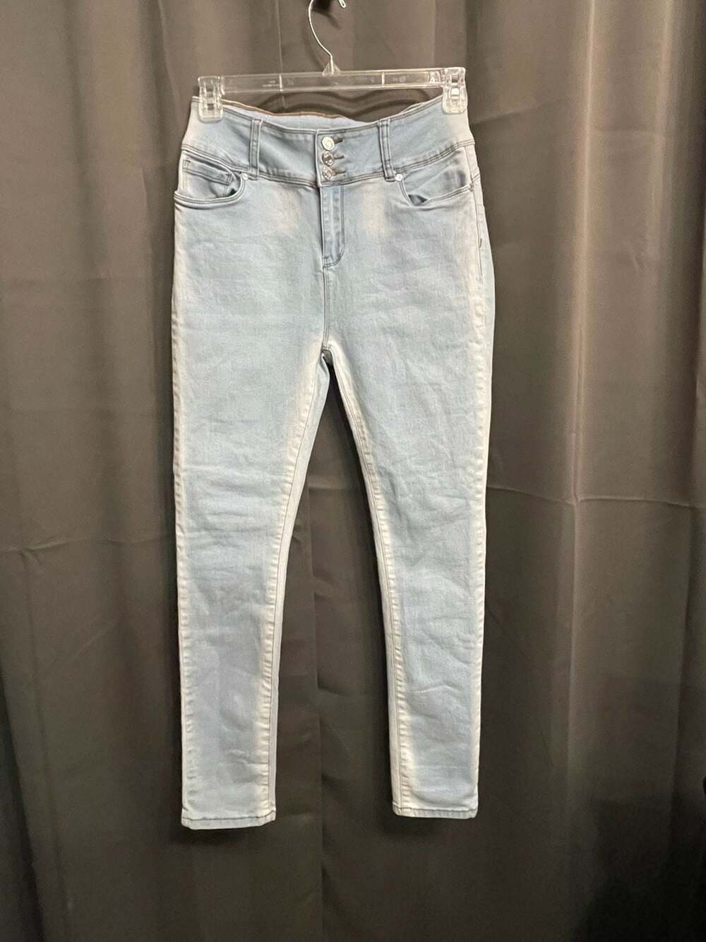 Bamboo Jeans Women Light Wash High Waisted Skinny Jeans Size 15